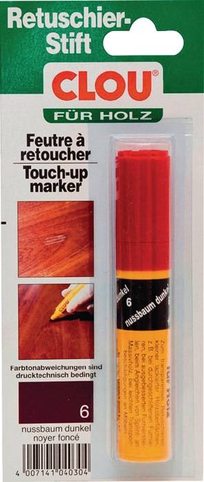 Retuschierstift Farbe 06 nussbaum dunkel Pen-System CLOU