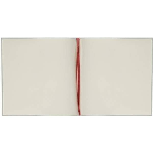 Gästebuch 20x20cm 80 Seiten weiß/silber