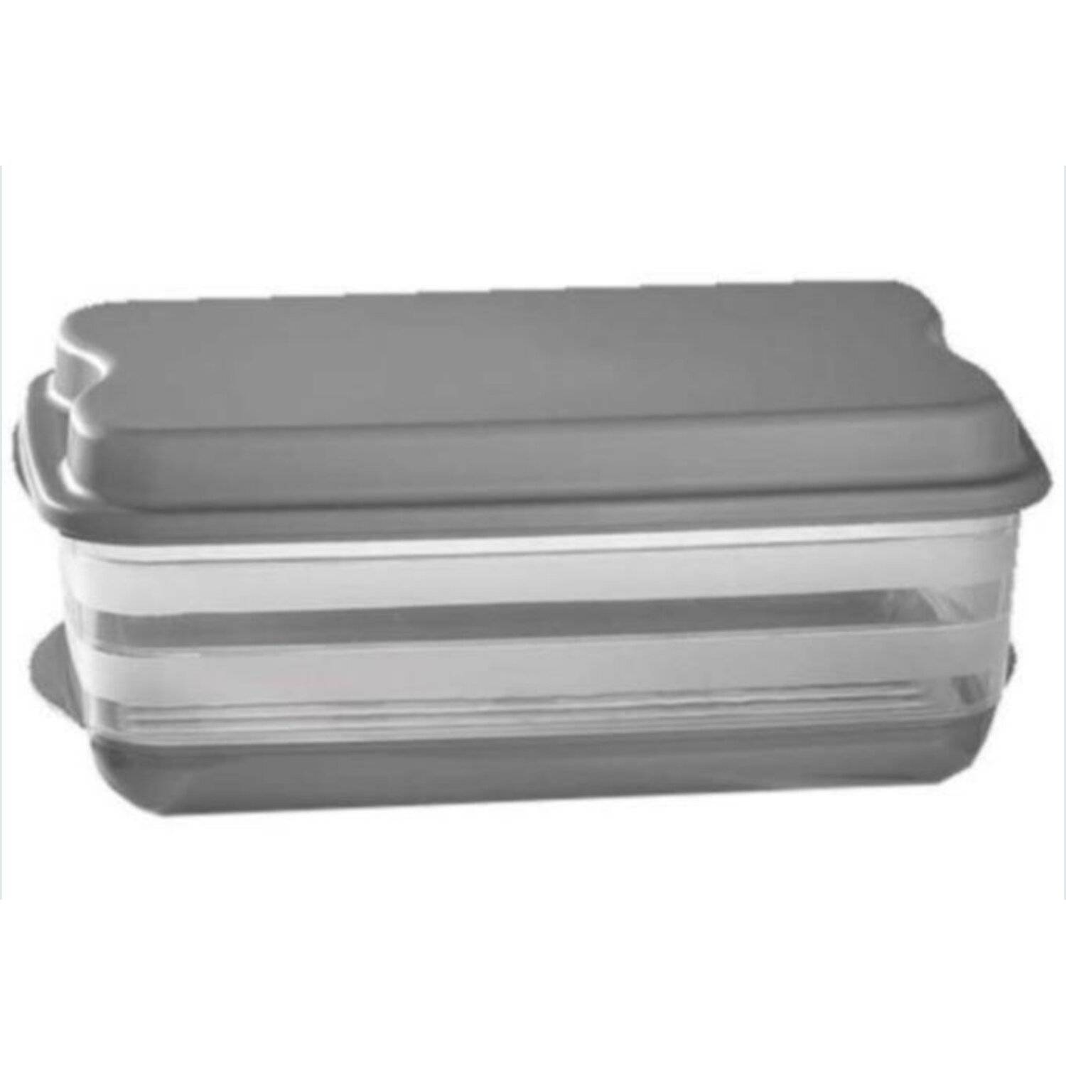 Vip Ahmet Rüya Praktisch Vorratsbehälter Aufbewahrung mit seiher 3500ml Grau