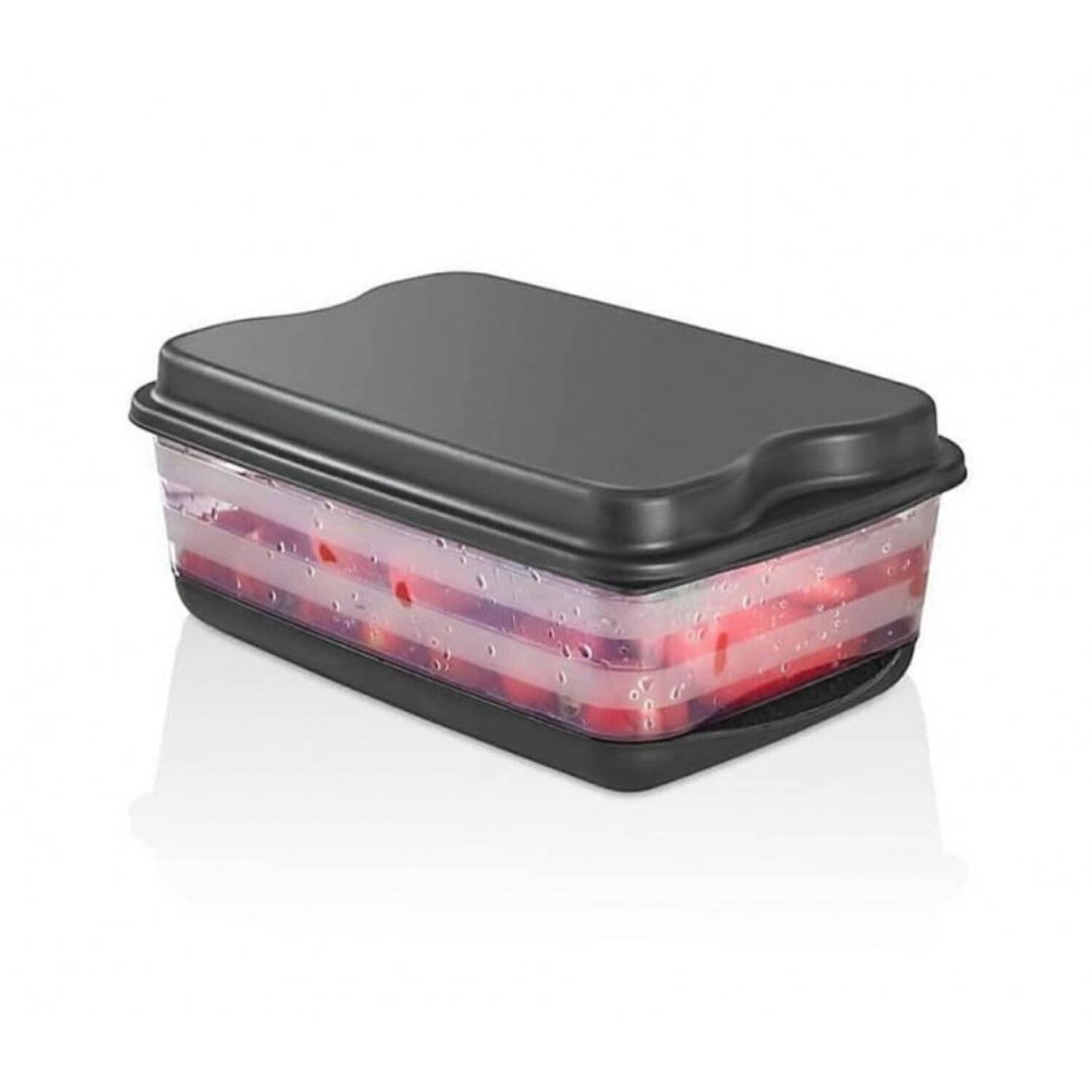 Vip Ahmet Rüya Praktisch Vorratsbehälter Aufbewahrung mit seiher 3500ml Schwarz