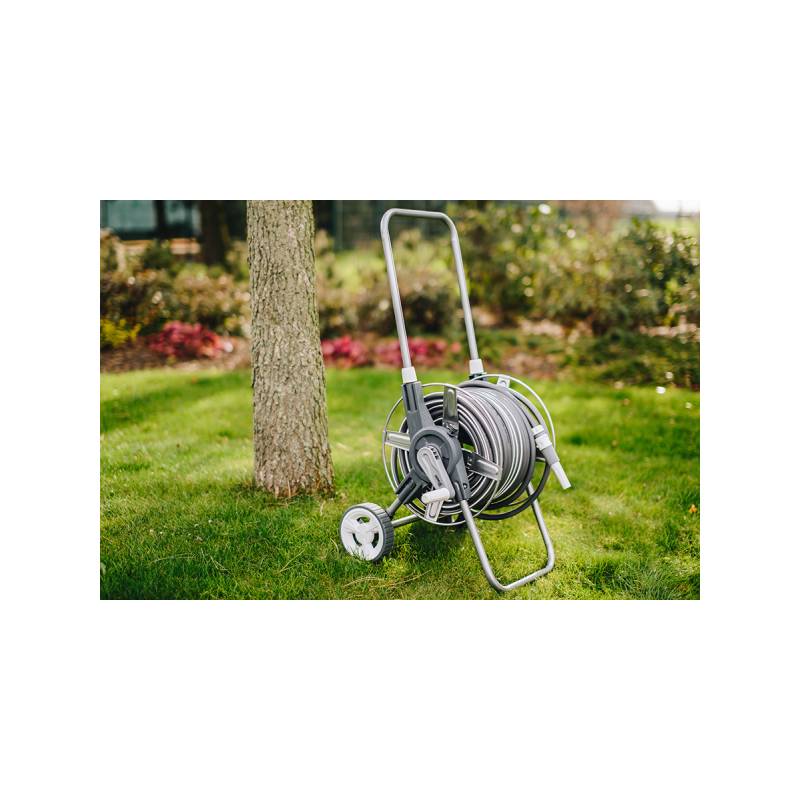 Bradas Schlauchwagen-Set WHITE SILVER PLUS, 1/2", 50 m