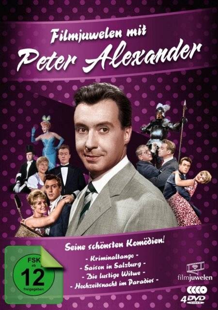 Peter Alexander - Seine schönsten Komödien! Kriminaltango - Saison in Salzburg - Die lustige Witwe - Hochzeitsnacht im Paradies