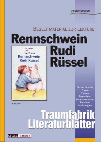 Rennschwein Rudi Rüssel, Literaturblätter Ab 5. Klasse