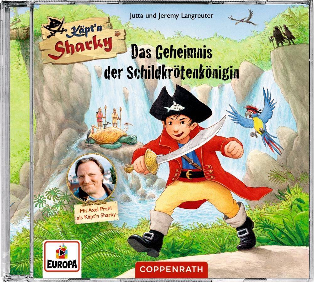 Käpt'n Sharky - Das Geheimnis der Schildkrötenkönigin, Audio-CD Sprecher: Axel Prahl, Hörspiel, CD, Käpt'n Sharky (Bilderbücher)