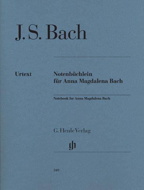 Bach, Johann Sebastian - Notenbüchlein für Anna Magdalena Bach Besetzung: Klavier zu zwei Händen, Singstimme und Klavier
