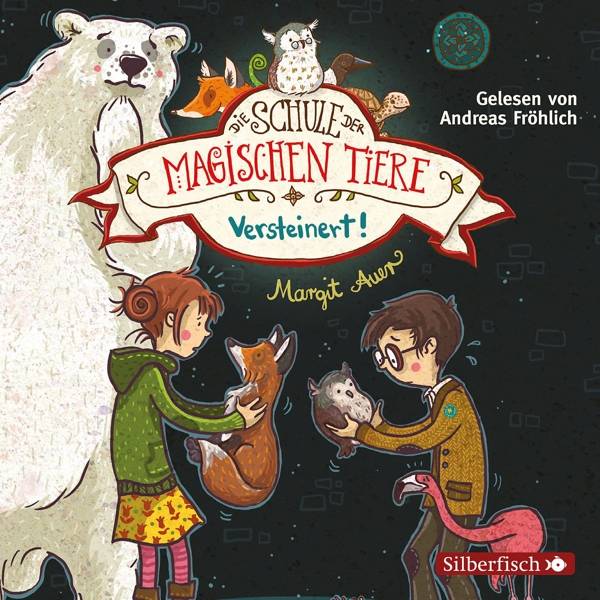 Die Schule der magischen Tiere , Versteinert!, 2 Audio-CDs 2 CDs, Lesung. CD Standard Audio Format. Gekürzte Ausgabe