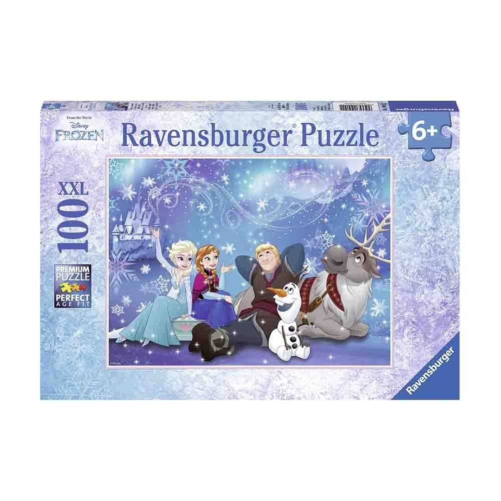 Ravensburger 10911 - Disney Frozen, Eiszauber, Puzzle, 100 Teile Anzahl Teile: 100, Maße (B/H): 49 x 36 cm, XXL Puzzle, Premium Puzzle, Perfect Age