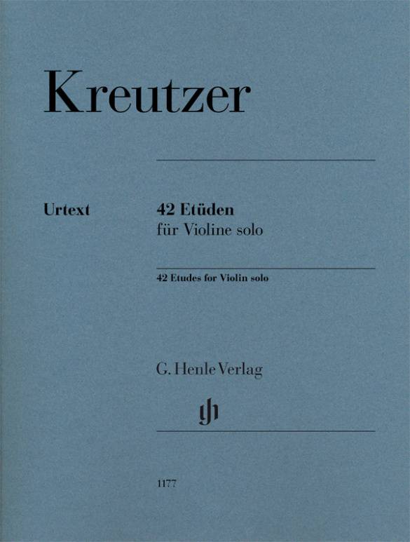 Kreutzer, Rodolphe - 42 Etüden für Violine solo Besetzung: Violine solo
