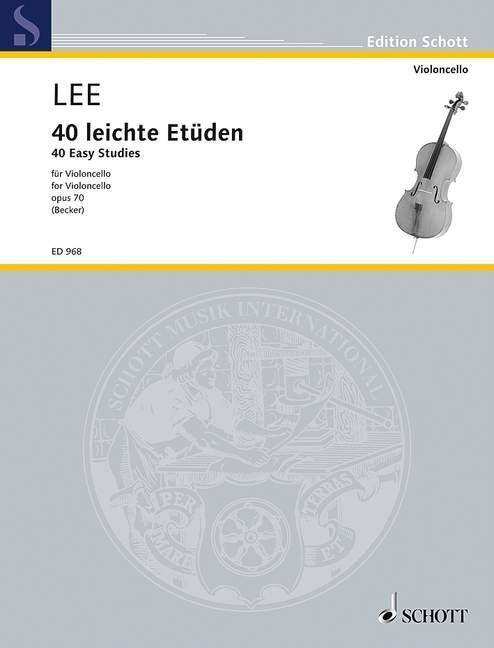40 leichte Etüden in der ersten Lage. op. 70. Violoncello.