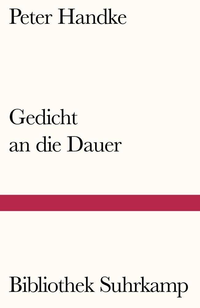 Gedicht an die Dauer Bibliothek Suhrkamp 930