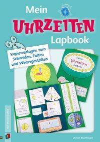 Mein Uhrzeiten-Lapbook Vorlagen zum Schneiden, Falten und Weitergestalten