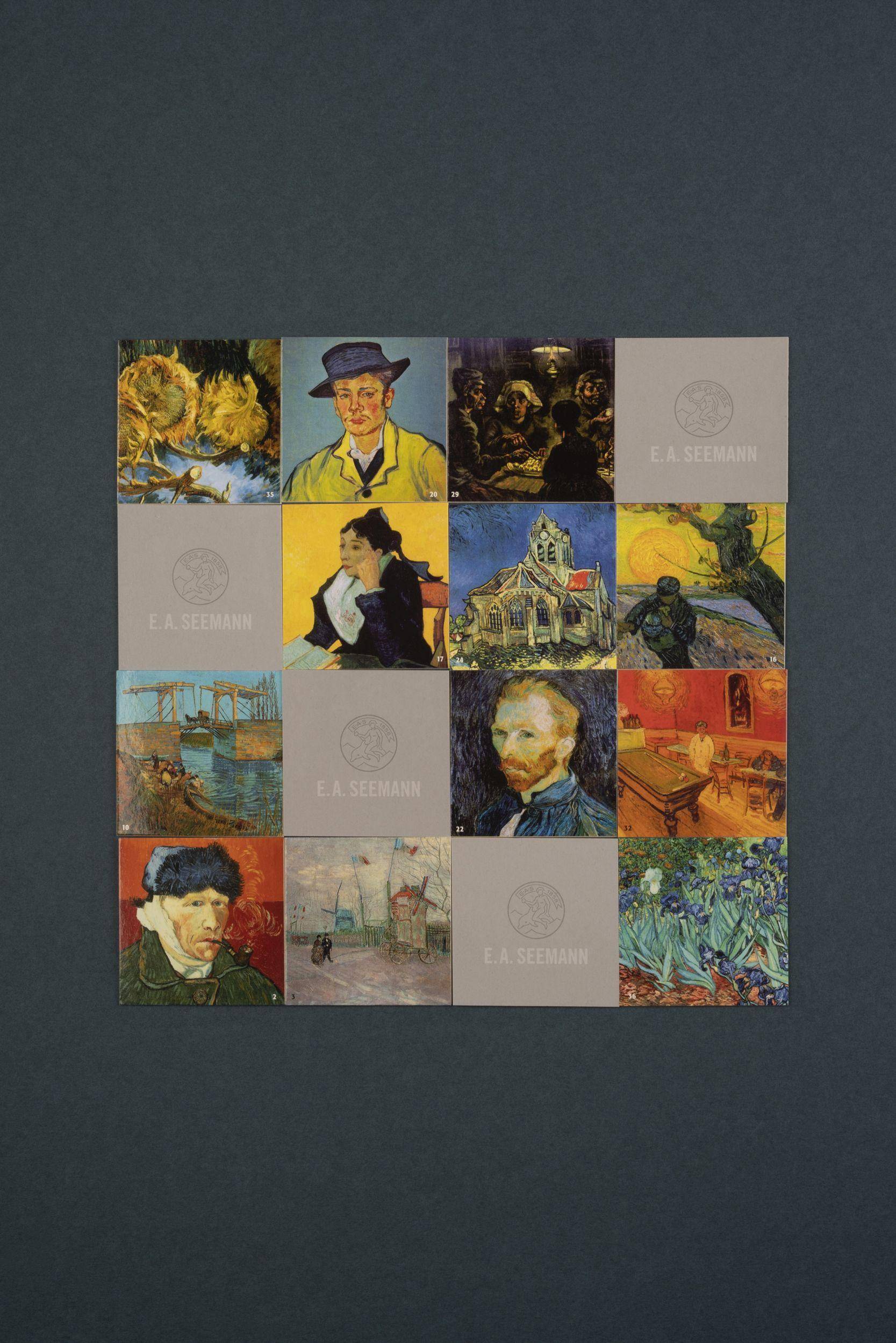 Vincent van Gogh. Memo Gedächtnisspiel mit 36 Motiven