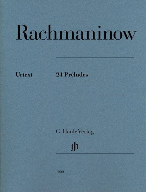 Rachmaninow, Sergej - 24 Préludes Besetzung: Klavier zu zwei Händen