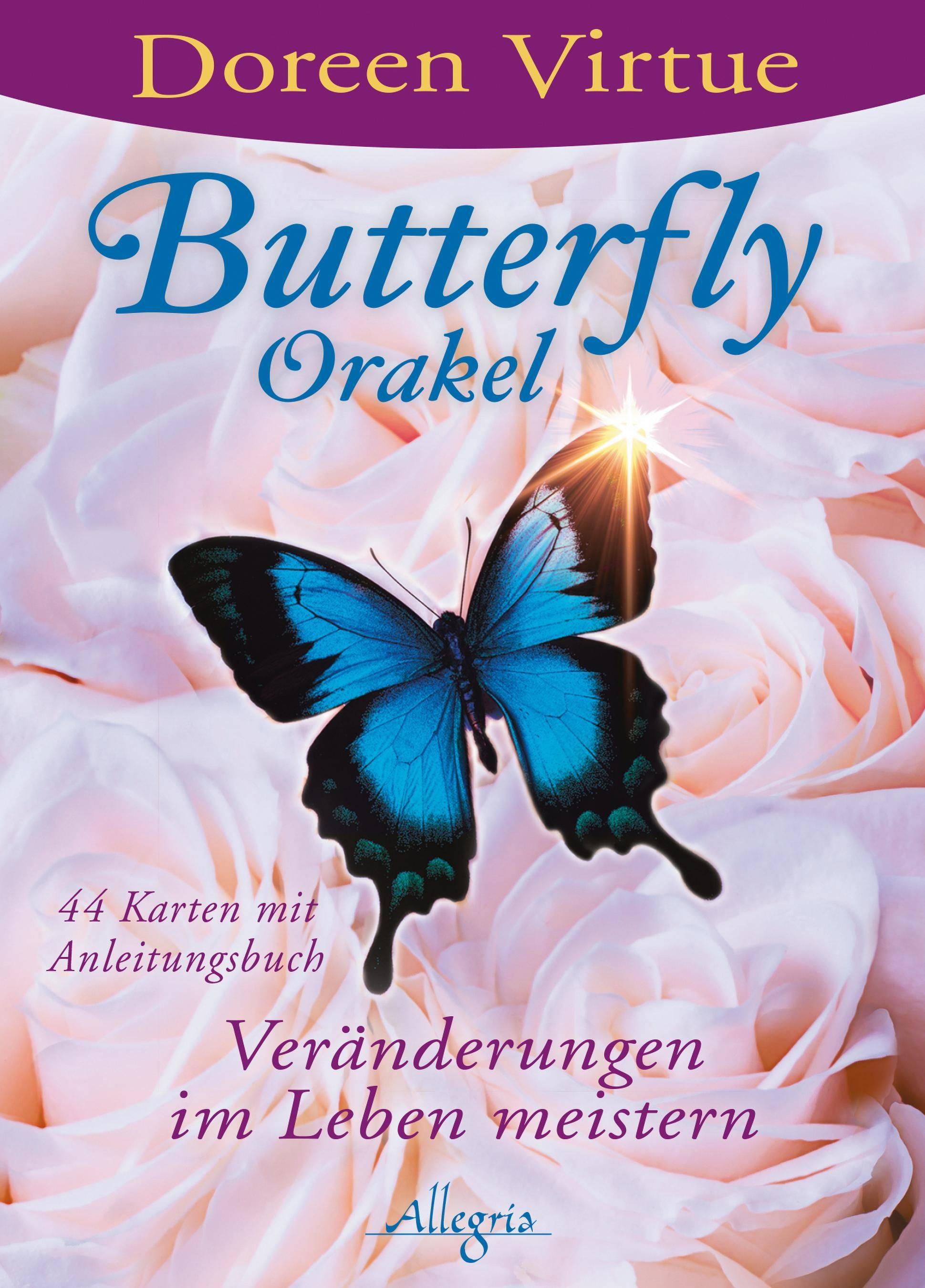 Butterfly-Orakel, Anleitungsbuch + Karten Veränderungen im Leben meistern