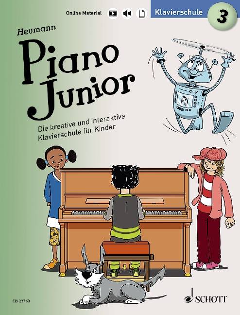 Piano Junior: Klavierschule. Bd.3 Die kreative und interaktive Klavierschule für Kinder. Klavier. Ausgabe mit verschiedenen Online-Materialien