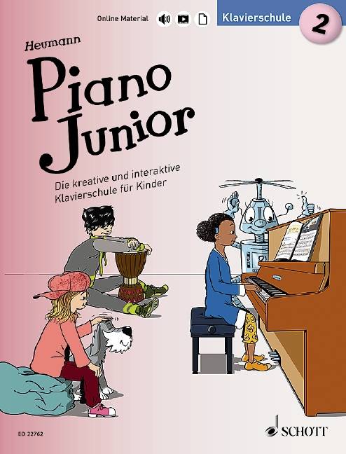 Piano Junior: Klavierschule. Bd.2 Die kreative und interaktive Klavierschule für Kinder. Klavier. Ausgabe mit verschiedenen Online-Materialien