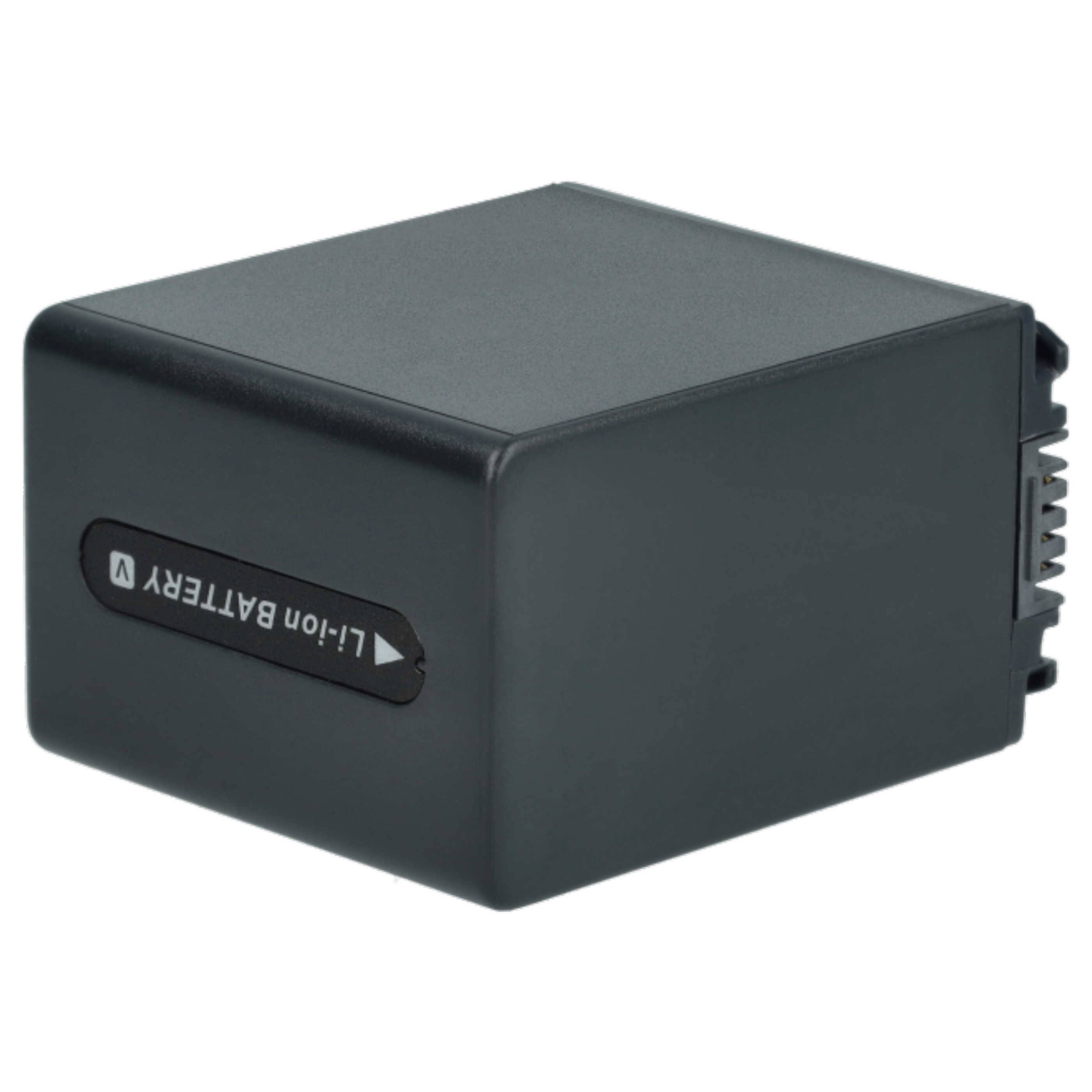 vhbw 2x Akku kompatibel mit Sony HDR-PJ50, HDR-PJ410E, HDR-PJ420VE Videokamera Camcorder (2200 mAh, 7,2 V, Li-Ion) + Infochip