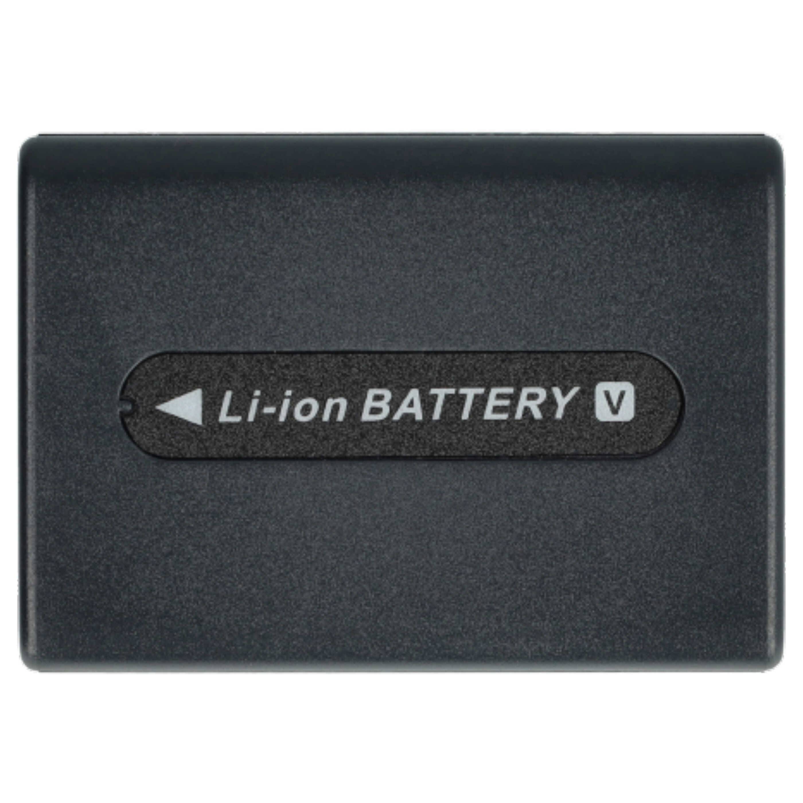 vhbw 2x Akku kompatibel mit Sony DCR-DVD450E, DCR-DVD610E, DCR-DVD510E Videokamera Camcorder (2200 mAh, 7,2 V, Li-Ion) + Infochip