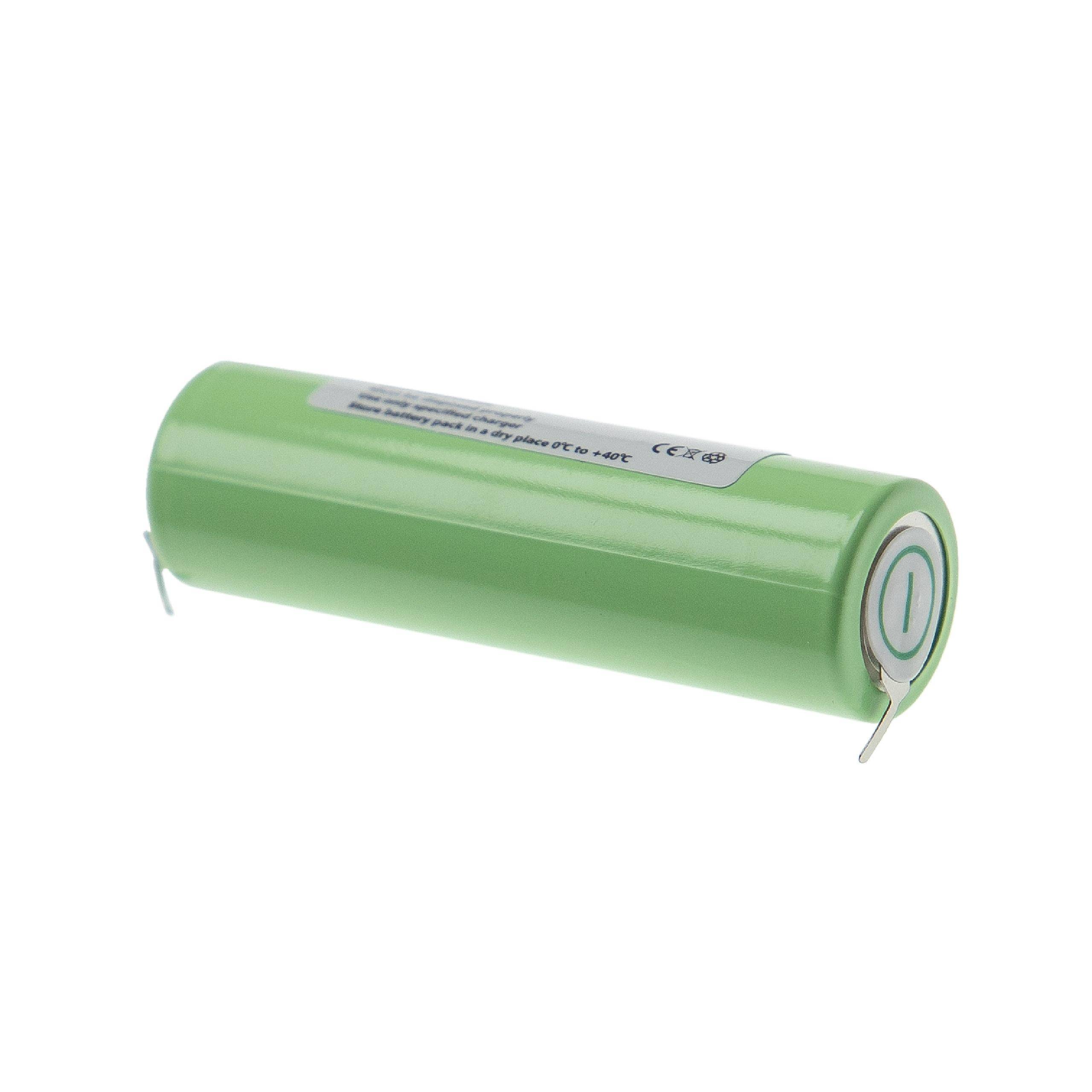 vhbw Akku kompatibel mit Braun Exact Power, EP60, EP80, EP100, EP50 Rasierer (2500 mAh, 1,2 V, NiMH)