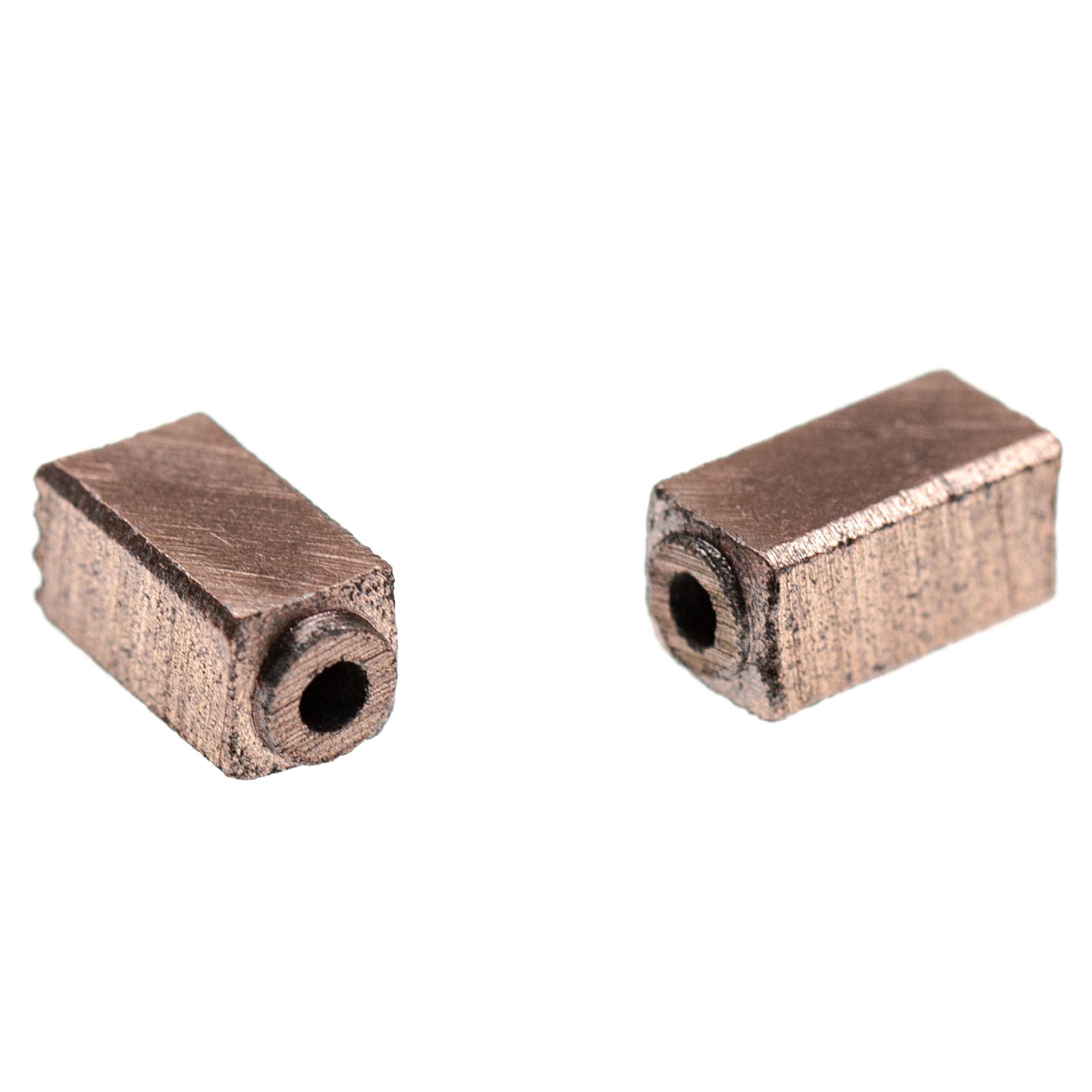 vhbw 2x Kohlebürste Motorkohle Schleifkohle 10 x 5 x 5mm kompatibel mit Wiper Mähroboter