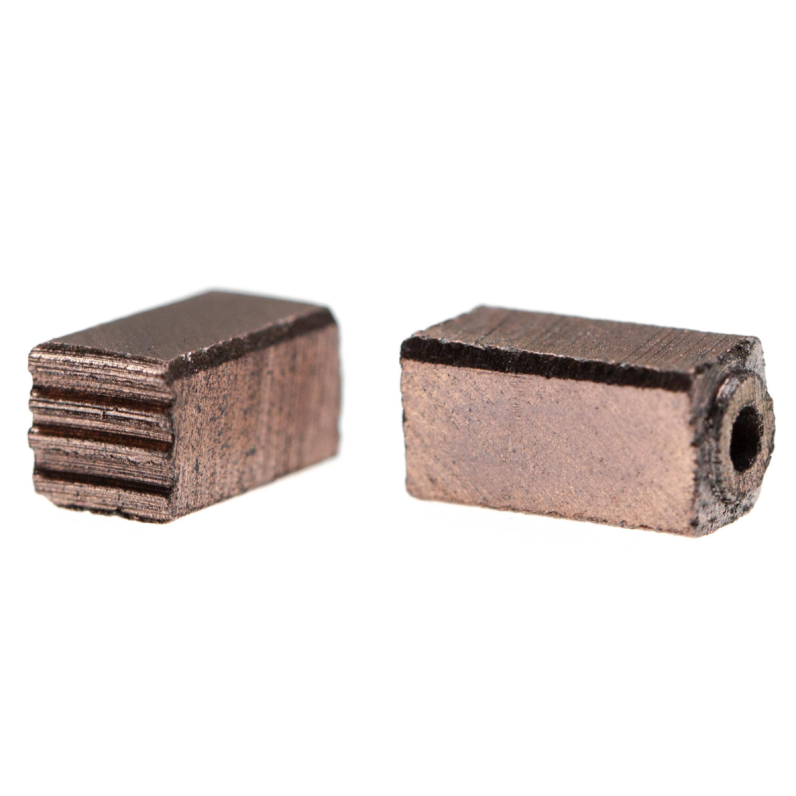 vhbw 2x Kohlebürste Motorkohle Schleifkohle 10 x 5 x 5mm kompatibel mit Wiper Mähroboter