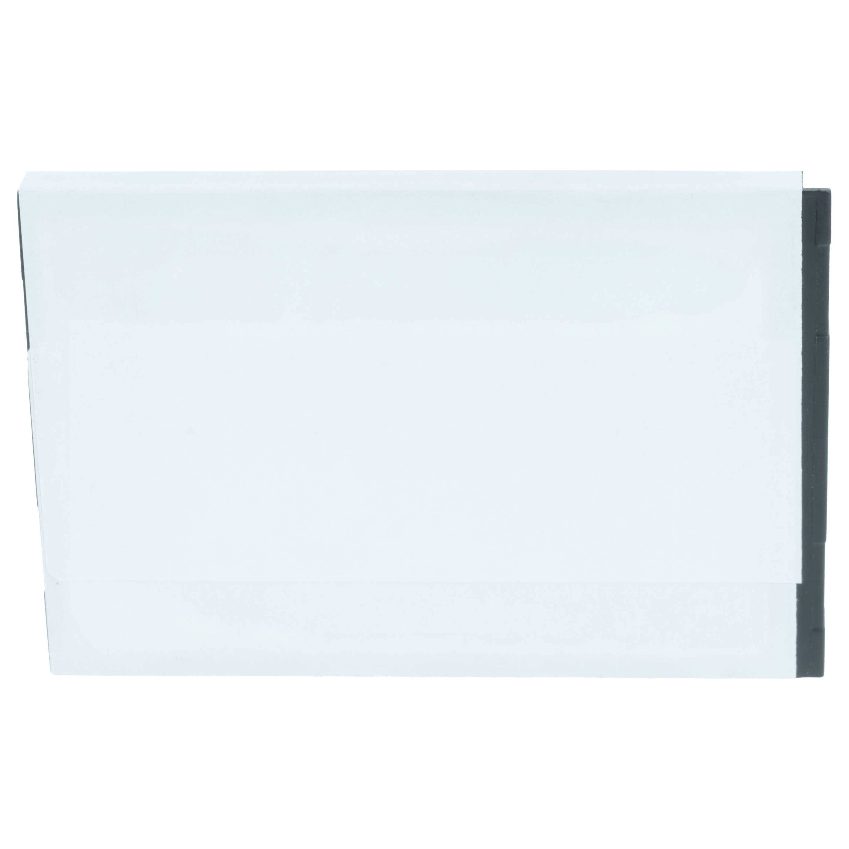 Ein weißes rechteckiges Objekt mit einem dezenten Schatten, höchstwahrscheinlich ein geschlossenes Buch oder eine Schachtel, vor einem schlichten weißen Hintergrund.