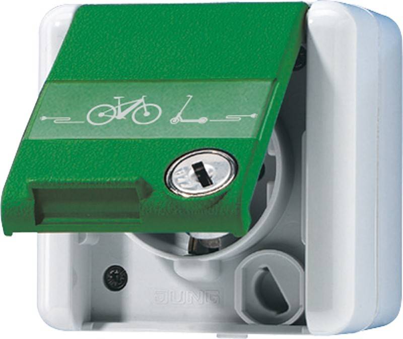 Jung SCHUKO-Steckdose 820 GN NAWSLEB