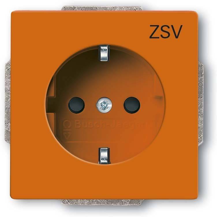 10 Stk. Busch-Jaeger SCHUKO Steckdosen-Einsatz 20 EUCB-14-82-10