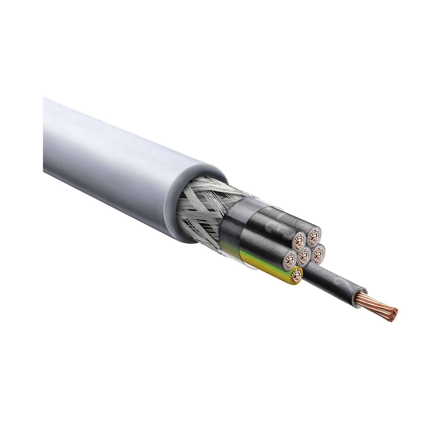 1136307/100 LAPP ÖLFLEX Classic 115 CY 7G1,5mm² AD 9,9mm Nennspannung Uo/U 300V/500V - 1 Meter