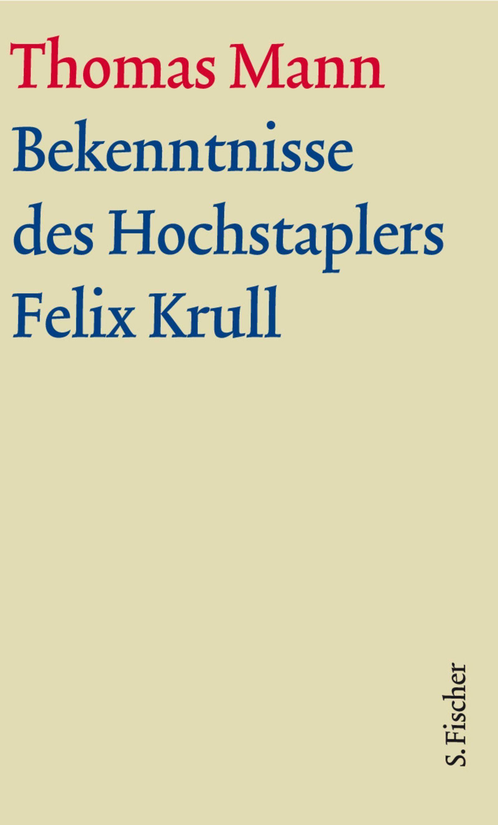 Bekenntnisse des Hochstaplers Felix Krull Text und Kommentarband in einer Kassette