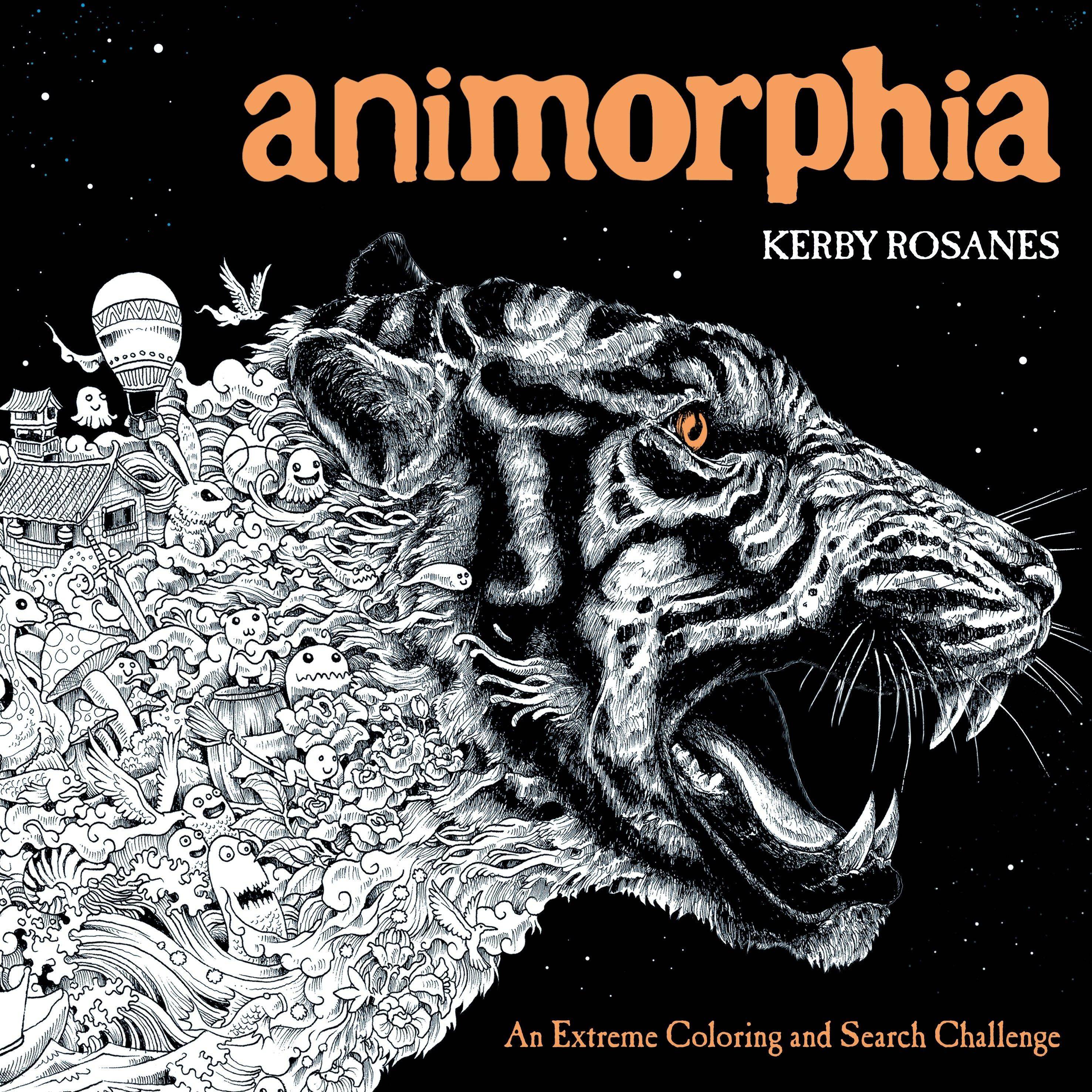 Animorphia An Extreme Coloring and Search Challenge. Malbuch