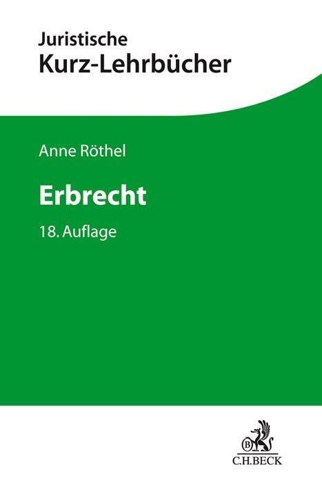 Erbrecht Ein Studienbuch