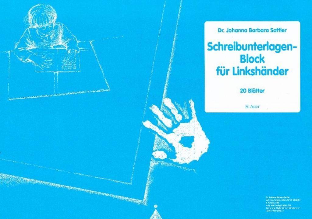 Schreibunterlagenblock DIN A2 für Linkshänder Alle Klassenstufen