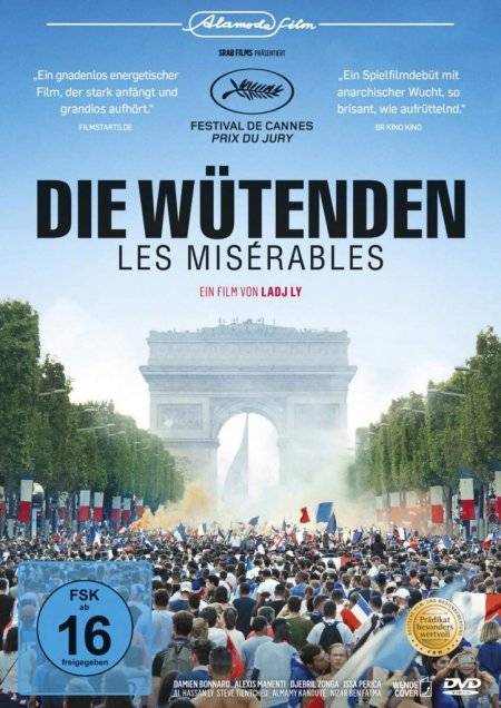 Die Wütenden - Les Misérables Regie: Lady Ly, F 2019, FSK ab 16, DVD-Video, Dt/frz, UT: Dt