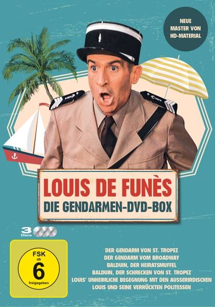 Louis de Funes Gendarmen Box