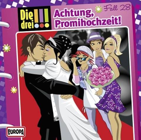 Die drei !!! - Achtung, Promihochzeit!, 1 Audio-CD Europa - CD, Die drei !!! 28