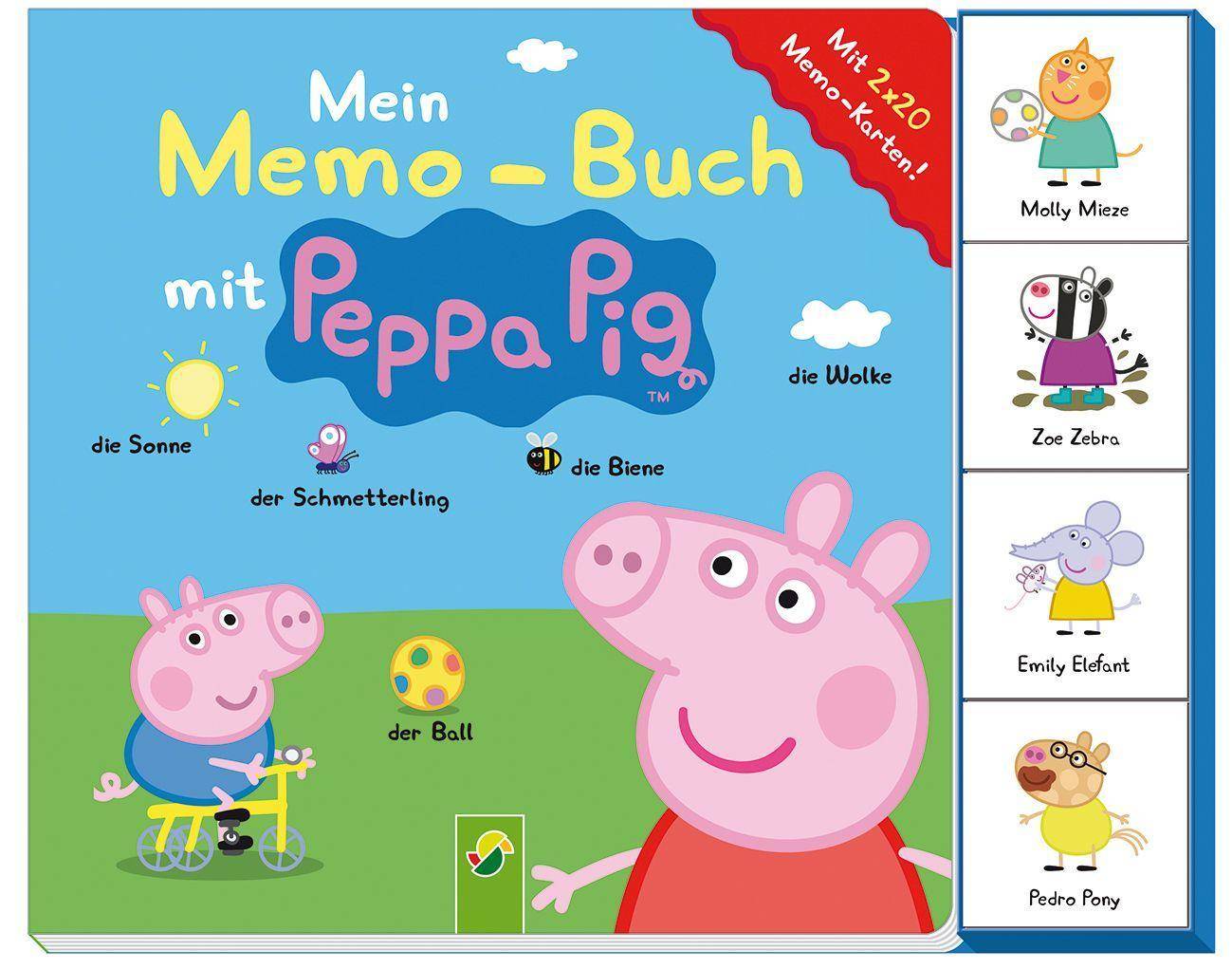 Mein Memo-Buch mit Peppa Pig Mit 2 x 20 Memo-Karten
