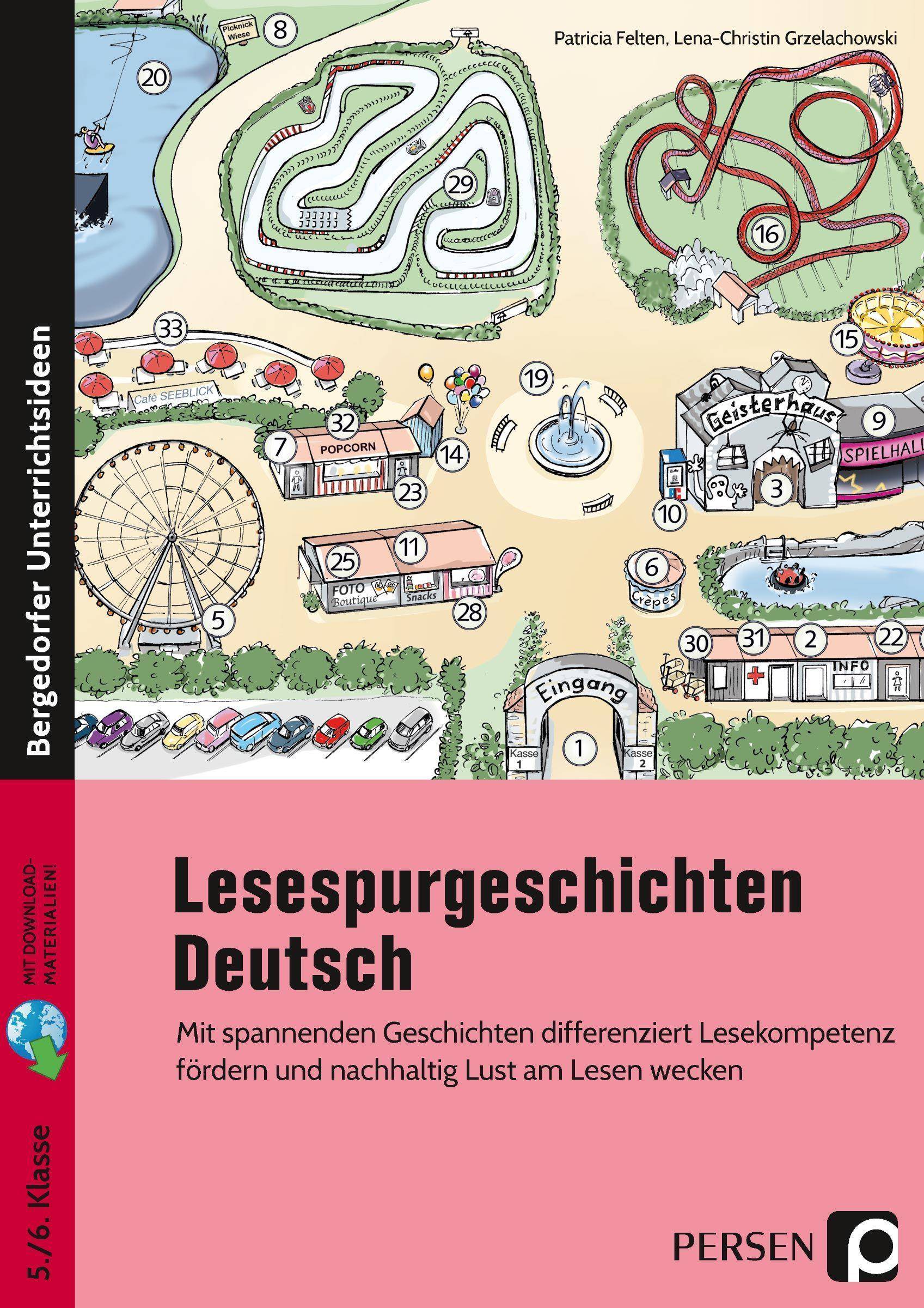 Lesespurgeschichten 5./6. Klasse - Deutsch Mit spannenden Geschichten differenziert Lesekompe tenz fördern und nachhaltig Lust am Lesen wecken