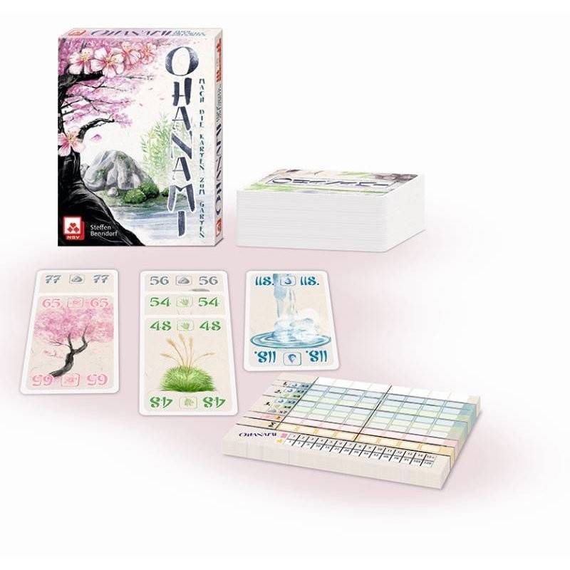 Ohanami Mach die Karten zum Garten