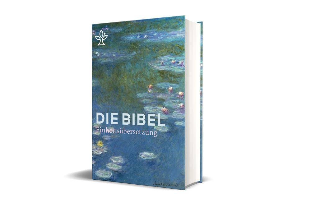 Die Bibel, Einheitsübersetzung, Umschlagmotiv Seerosen (Monet), Großdruck Revidierte Einheitsübersetzung 2017. Gesamtausgabe. Mit Familienchronik.