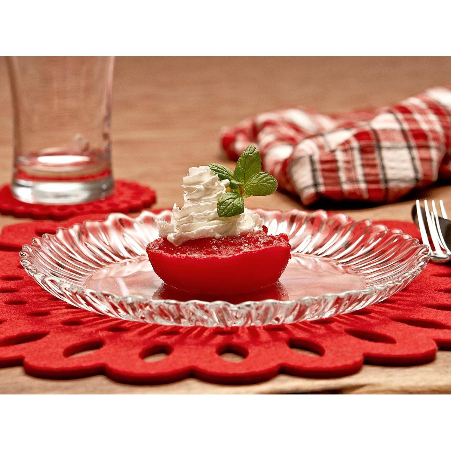 Pasabahce Aurora PB-10499 Serviceplatte 31,5cm Servierteller Kuchenplatte aus Glas