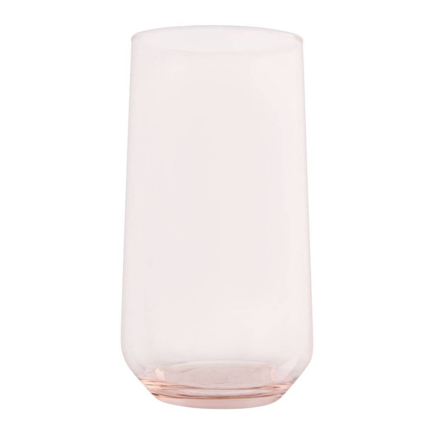 Pasabahce Allegra Universal Mehrzweck-Wassergläser 3er-Set Geeignet für Wein, Säfte, 470 ml (Highball) 420015 Pink