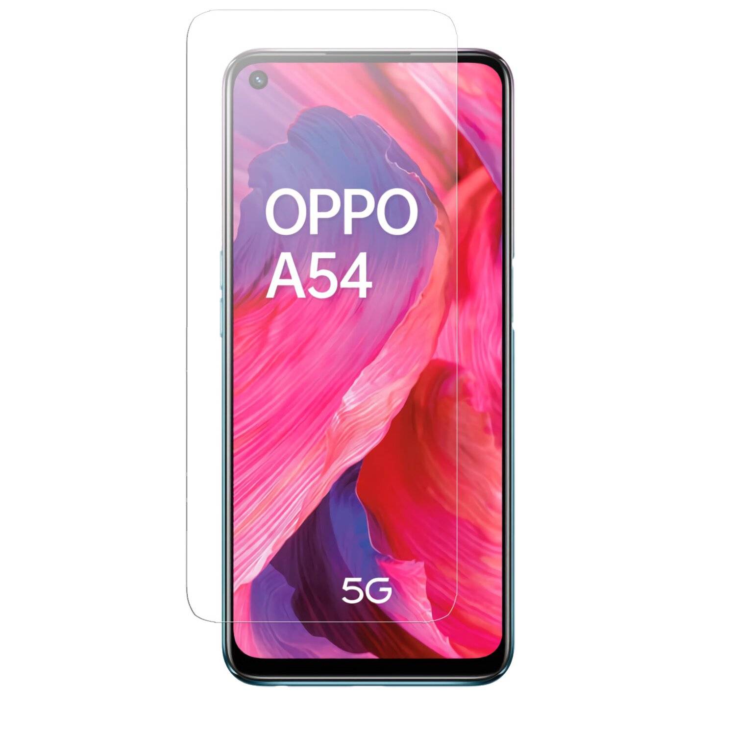 cofi1453 3X Schutz Schutz Glas 9H Tempered Glass Display Schutz Folie Display Glas Screen Protector für Oppo A54 5G