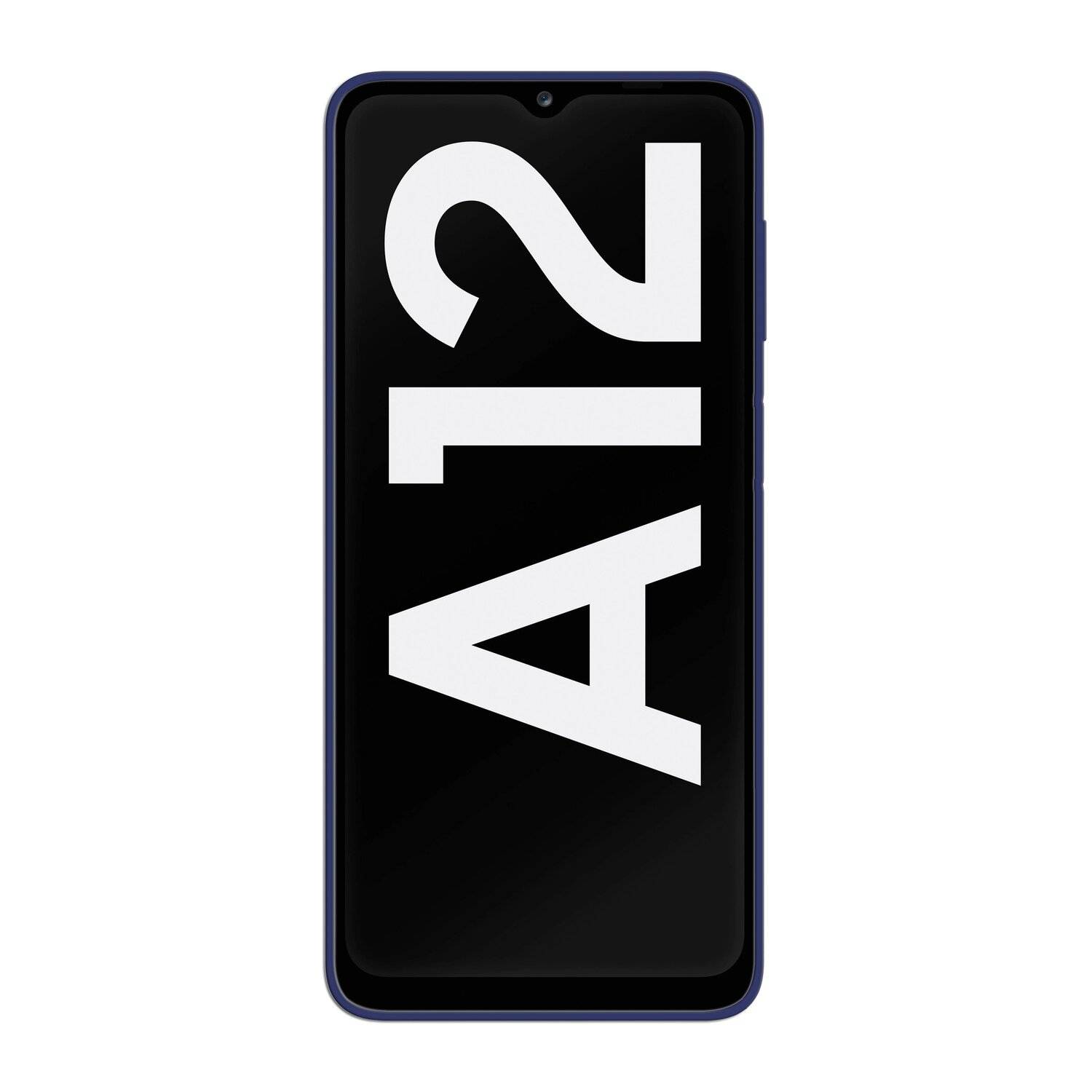 cofi1453® Silikon Hülle Basic für SAMSUNG GALAXY A12 ( A125F ) Case TPU Soft Handy Cover Schutz Dunkelblau