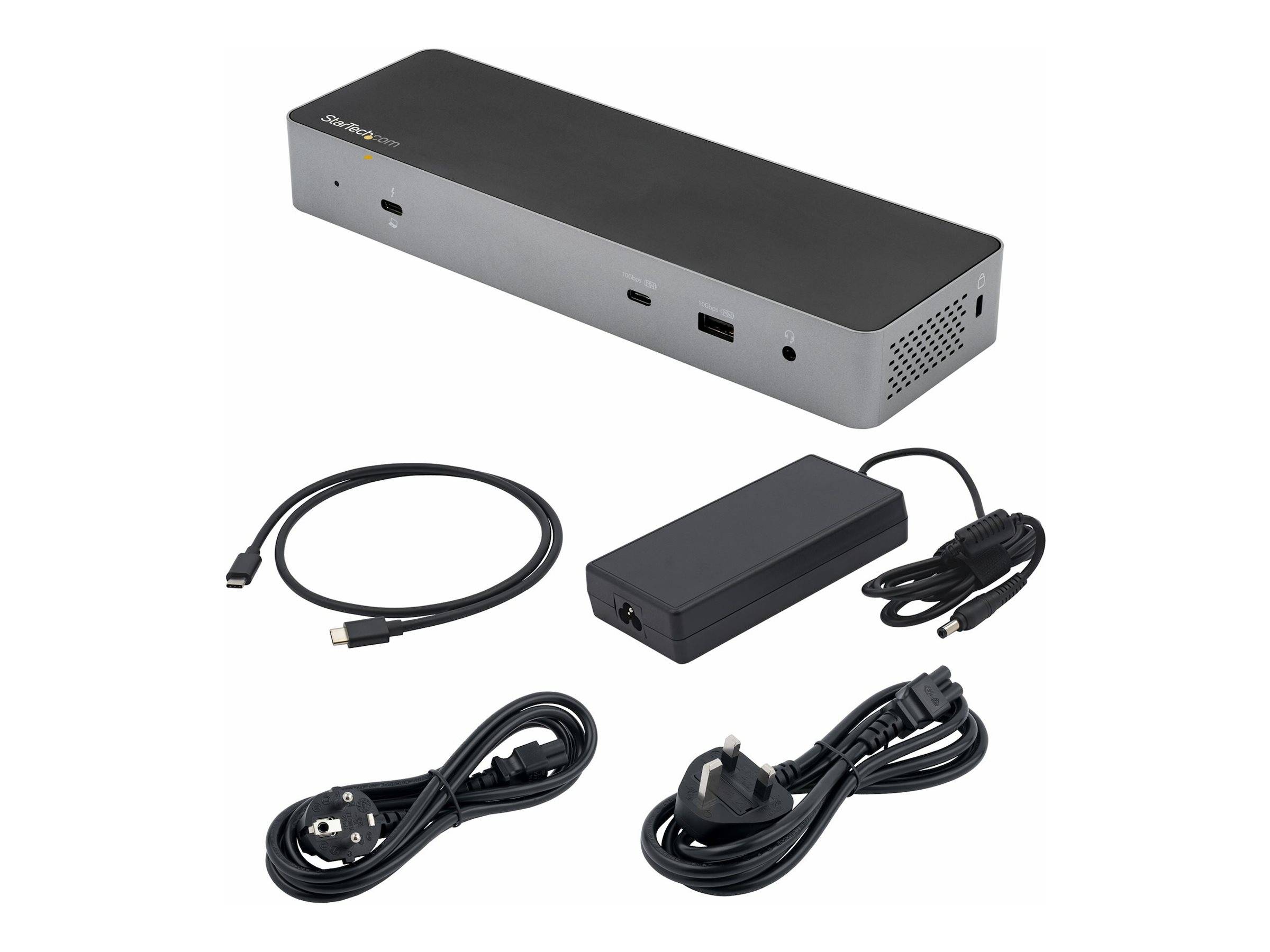 StarTech.com Thunderbolt 3 Dock mit USB-C Host-Kompatibilität - Dual 4K 60Hz DisplayPort 1.4 oder Dual HDMI Monitore - S