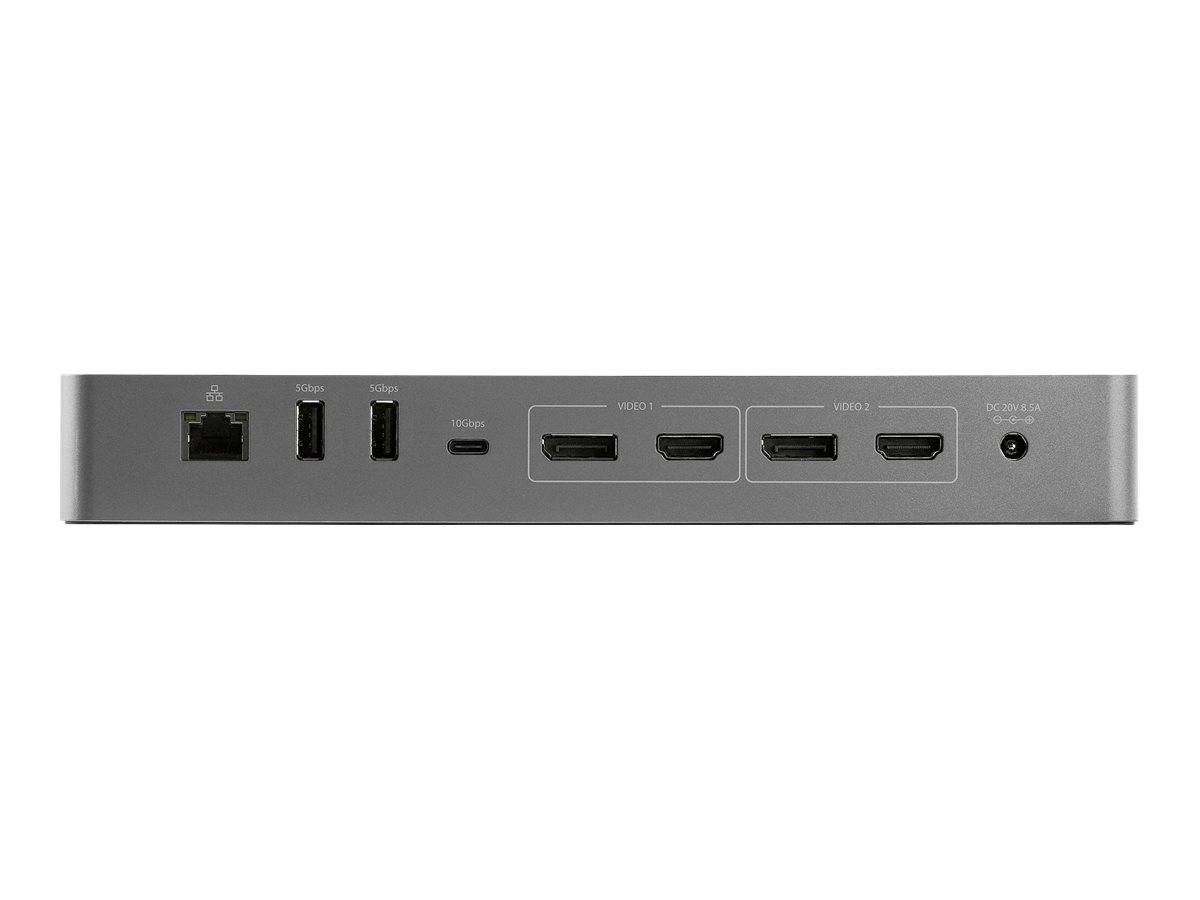 StarTech.com Thunderbolt 3 Dock mit USB-C Host-Kompatibilität - Dual 4K 60Hz DisplayPort 1.4 oder Dual HDMI Monitore - S