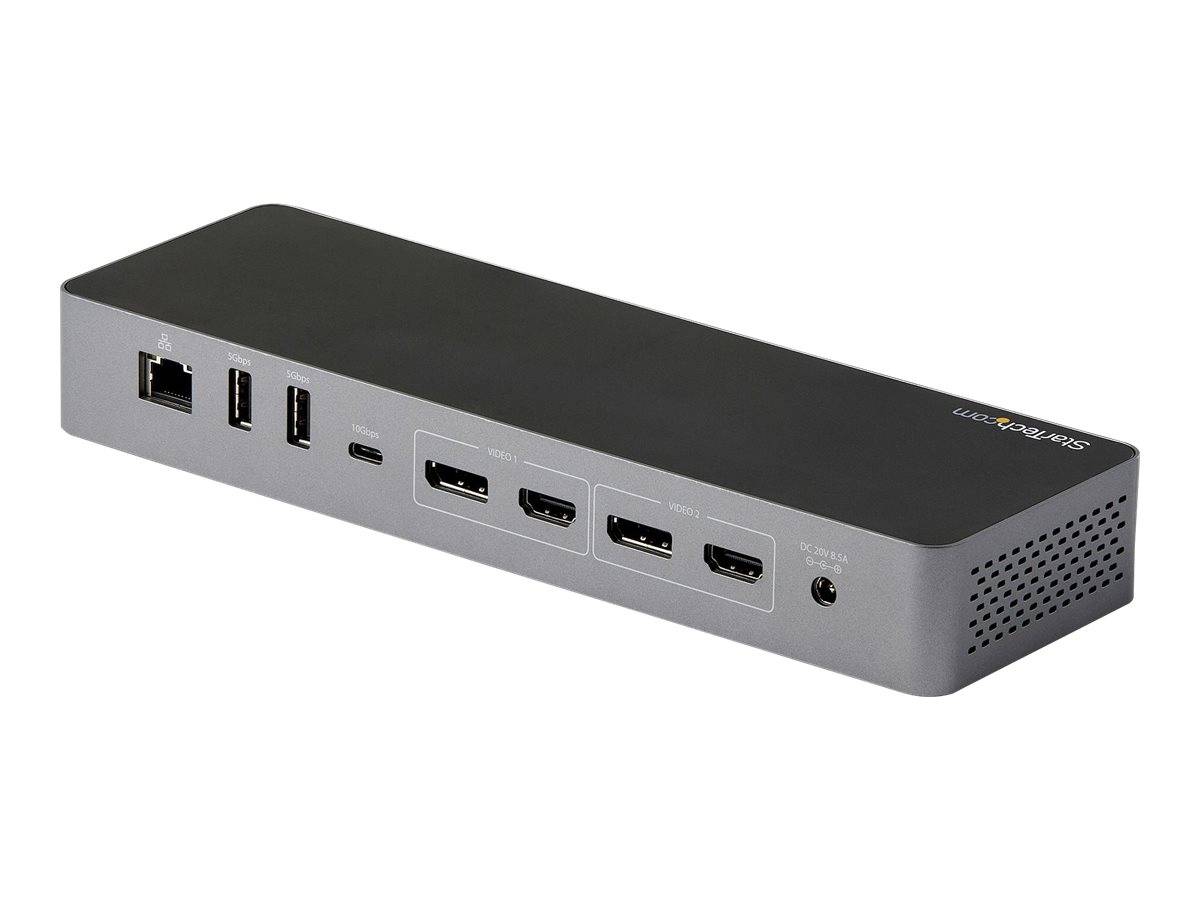 StarTech.com Thunderbolt 3 Dock mit USB-C Host-Kompatibilität - Dual 4K 60Hz DisplayPort 1.4 oder Dual HDMI Monitore - S