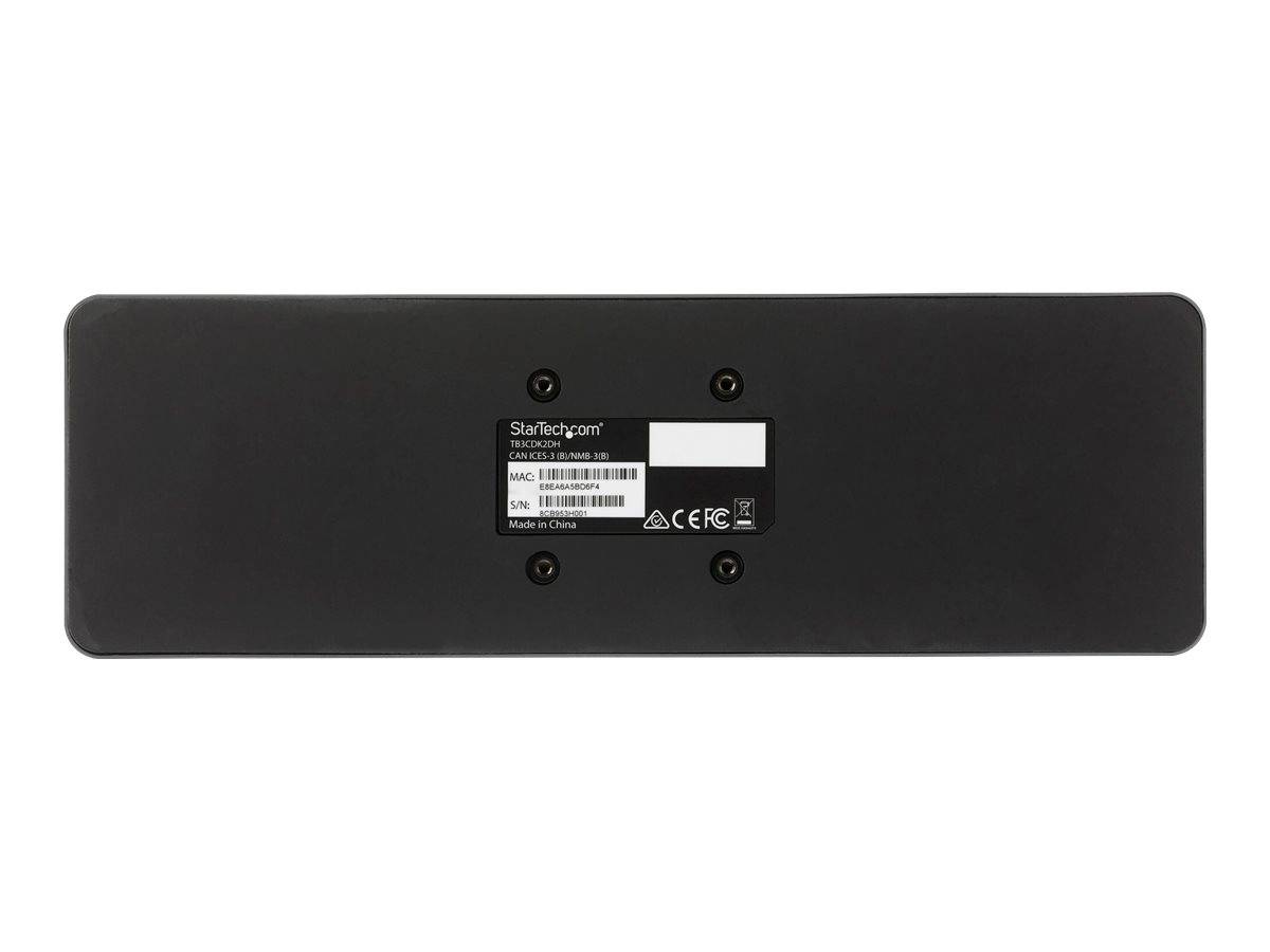 StarTech.com Thunderbolt 3 Dock mit USB-C Host-Kompatibilität - Dual 4K 60Hz DisplayPort 1.4 oder Dual HDMI Monitore - S