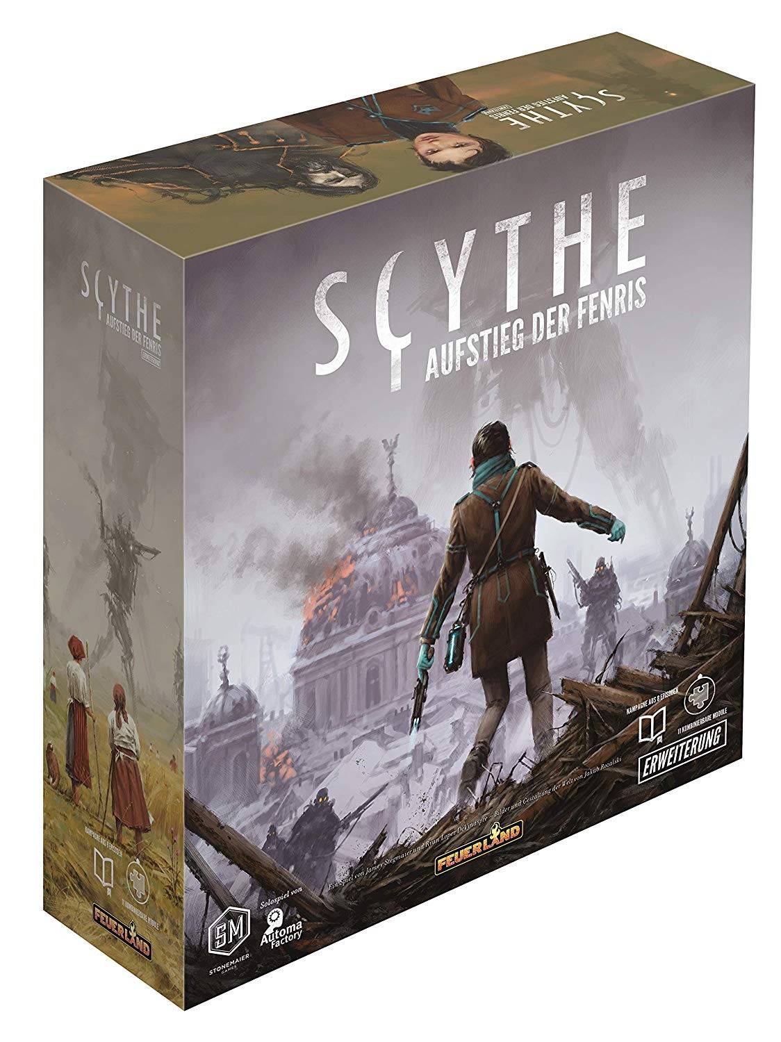 Feuerland - Scythe: Aufstand der Fenris (3. Erweiterung) Die 3. Erweiterung zu Scythe