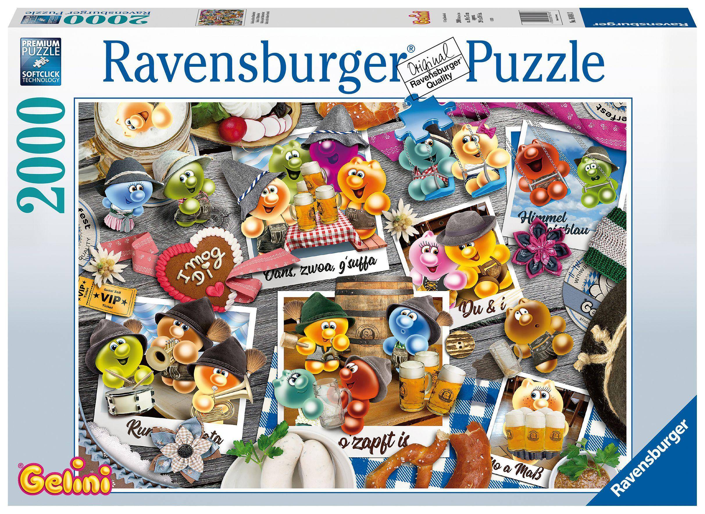 Gelini auf dem Oktoberfest Anzahl Teile: 2000, Maße (B/H): 98 x 75 cm, Premium Puzzle, Softclick Technology, Gelini